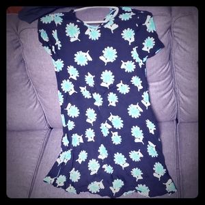 Blue flower dress